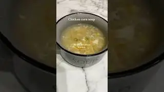 Chinese chicken corn soup 🍜