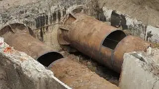 Laying district heating pipeline