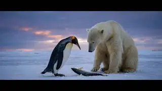 Wahre Freundschaft kennt keine Grenzen | Eisbär & Pinguin🐻‍❄️🐧✨