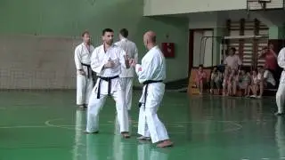 wado-kai seminar Balatonbogl&aacute;r-Hungary 2011. kihon kumite 1/7
