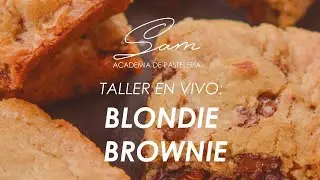 Taller en vivo - BLONDIE BROWNIE receta | ¿Cómo hacer un Blondie Brownie?
