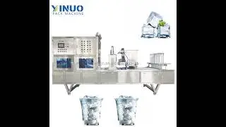PET Ice Cup Filling and Sealing Machine | Automatic Ice Cup Packaging Solution