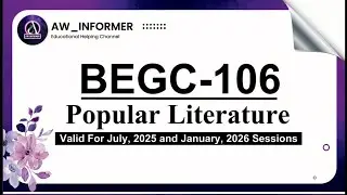 BEGC 106 Solved Assignment 25&ndash;26 | BEGC 106 Solved Assignment in English 25&ndash;26 | Free on #yt #ignou