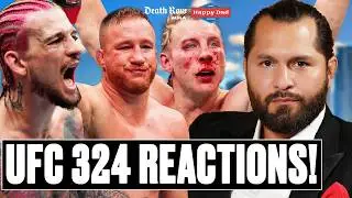 Jorge Masvidal REACTS To UFC 324! Gaethje vs. Ilia Matchup, Suga Sean is BACK & Waldo Is NEXT!