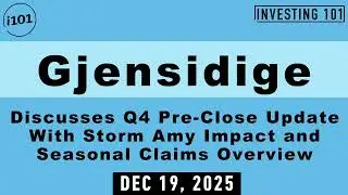 Gjensidige Discusses Q4 Pre Close Update With Storm Amy Impact and Seasonal Claims Overview