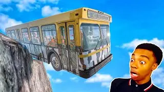 Автобусные дороги против скалистых дорог 😱 #5 - [BeamNG.Drive]