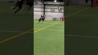 Was able to work on my DB skills against talented WR at College Day Combine. #football