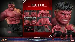 A LOOK AT: Captain America Brave New World &ndash; Red Hulk by Hot Toys REVEAL
