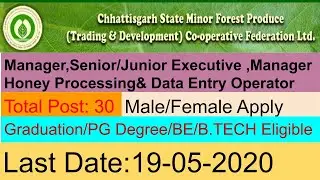 CG MARKFED Manager| Data Entry Operator|Other Diploma, Degree, PG Jobs|Latest Job Notification