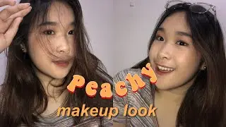 Peachy Makeup Look ft.EVER BILENA TOAST OF NEW YORK MATTE LIPSTICK