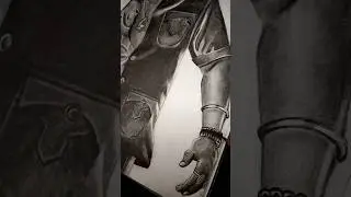 Almost there!! (Drawing Pushpa Raj) 🔥🔥#pushpadrawing #pushpa2