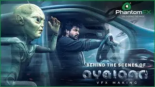 Behind the scenes of Ayalaan - VFX Making -  PhantomFX #sivakarthikeyan
