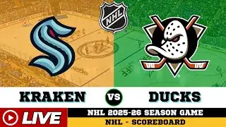 🔴LIVE : Seattle Kraken Vs Anaheim Ducks | NHL 2026 | NHL Live SCOREBOARD | 02/04/2026