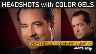 Create Dramatic Headshots with Color Gels