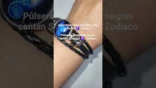 Ajustables black bracelets sing Scorpio ♏️ Zodiac #bracelets #crystal #crystalcollecti #zodiacsigns