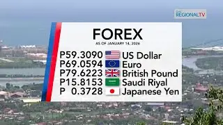 Foreign Exchange Rate as of January 14, 2026 | Balitang Bisdak