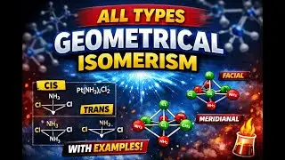 Coordination Chemistry - 11 ( Geometrical Isomerism Tricks & Examples )