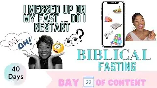I Messed Up On My Fast ... Do I Restart⁉️ 🤔 Day 2️⃣2️⃣