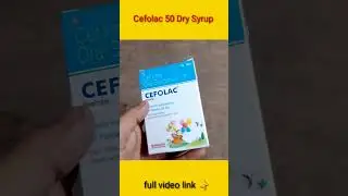 Cefolac 50 Dry Syrup Use in Hindi #shorts