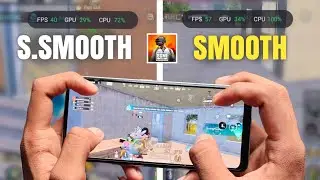 (Live FPS Check) Super Smooth Vs Smooth Graphics in BGMI | Low end device Best Graphics