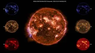 This is the SUN - NOAA GOES Satellite SUVI Composite