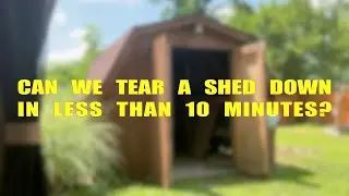 Bye-Bye Shed 👋 | Demolition Time-Lapse