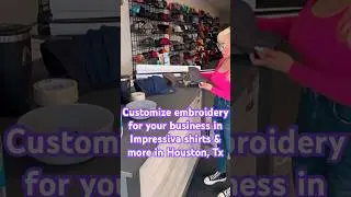 I&rsquo;m getting customized embroidered baseball caps at Impressiva Shirts & More in Houston Texas