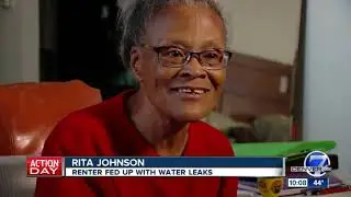Fed up with three water leaks, Denver renter demands action
