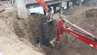 How to adjust pile liner at site / how to provide pile liner on site