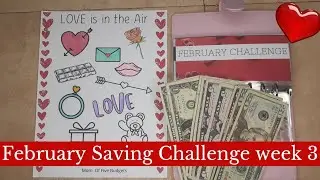 SAVING CHALLENGE | MONTHLY SAVING CHALLENGE | FEBRUARY WEEK 3 CHALLENGE |LOW INCOME SAVING CHALLENGE