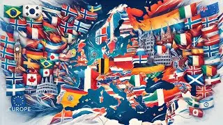 Exploring Europe:Flags,Maps and Highlight of 50 Countries