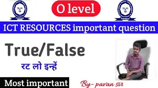 ict RESOURCES important question, ict RESOURCES important true/false, ict RESOURCES exam jan2021.
