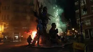 GAME OF THRONES VALENCIA FALLA BURNT 2018 LA NIT DE LA CREMA A SONG OF ICE AND FIRE