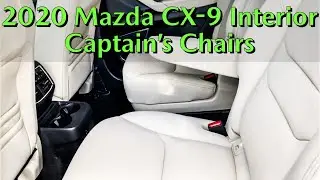 Интерьер Mazda CX-9 | Скамейка или капитанские кресла для 7-местного и 6-местного внедорожника
