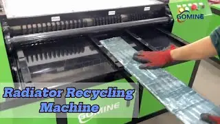 Radiator Recycling Machine for Copper&Aluminum Separation | Automatic Radiator Stripper in Action