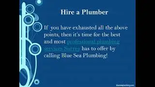 Avoid Clogged Drains with Professional Plumbing Services in Surrey