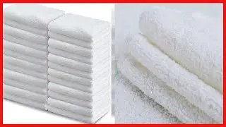 SAT AMERICANA Salon 24PK White Towels 100 percent Cotton Gym Hand Towel 16 x 26 inch