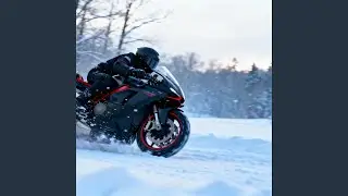 Ride through the snow under the moon's glow