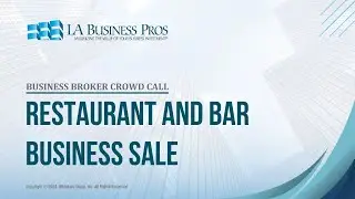 Restaurant and Bar Business Sale