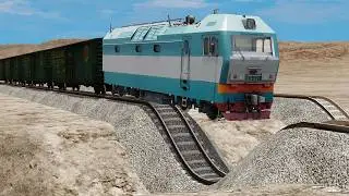 Trains vs Dangerous Potholes Crashes 1 &ndash; BeamNG.drive | FlareOk