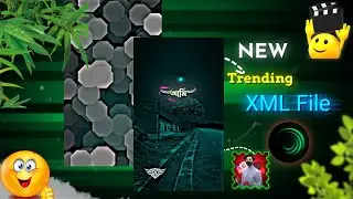 New Sad song lyrics xml ||Trending  XML Preset || Alight Motion Bangla Edit 💔 2025