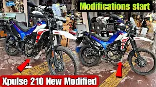 New Xpulse 210 modified | Xpulse 210 Modifications | Skd bike world  