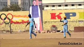Sandeep Bowling Maiden Over with Hattrik in KPL 2015, Bhiwandi
