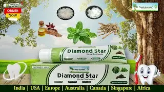 1 Herbal Toothpaste for All Oral Problems- 100% Natural Ayurvedic Oral Care for Strong Healthy Teeth