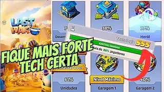 QUAL TECNOLOGIA CERTA PRA UPAR (LAST WAR)