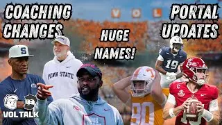 Heupel Needs to Wake Up the Portal is Open! Vols Latest Portal News + Coaching Changes