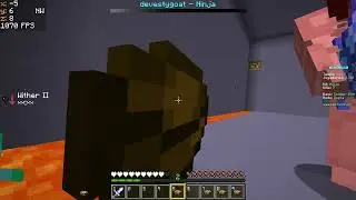 tankando s3 pelado + wither na lava
