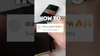 With a pen only✍🏻 Who&rsquo;s next?? #howtodraw #tutorial #drawing #scribble #art #camel