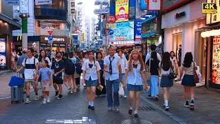4K HDR Sunset Walk in Shibuya Tokyo ✨ Where Daylight Meets City Lights