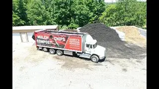 Kasey's Outdoor Services - Blowing leaf compost